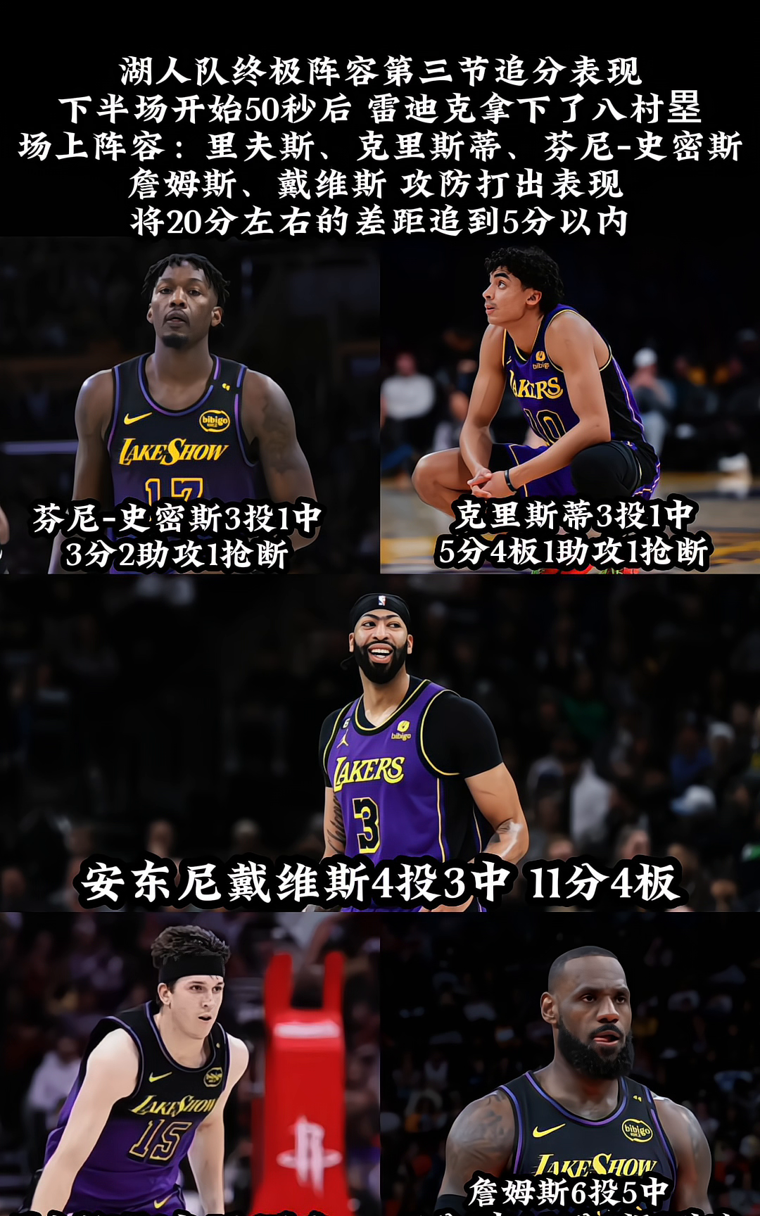 湖人球星三分绝杀，全场观众热烈欢呼，销售发现显示他们.的简单介绍
